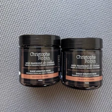 Lot of 2 Christophe Robin Shade Variation Mask ASH BROWN