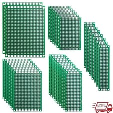 32 Pcs Double Sided PCB Board Prototype Kit for DIY Soldering with 5 Sizes