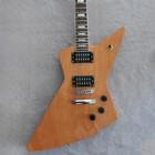 6-String Firefly Explorer style Electric Guitar Natural Finish mahogany body — photo 2