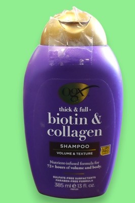 OGX Thick & Full Biotin & Collagen Shampoo, 13 Ounces