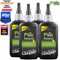 4X Dr. Wack F100 Fahrrad-KettenöL Tropfflasche Pflege Schmiermittel 100Ml