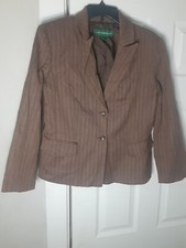 Harve Bernard Brown Blazer Sz 12