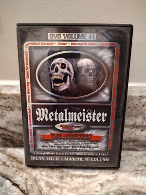 Metalmeister Vol. 1 (DVD, 2000) - GWAR FARES WARNING MERCYFUL FATE TROUBLE