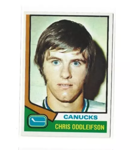 1974-75 O-Pee-Chee #108 Chris Oddleifson RC EX