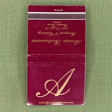 Vintage Matchbook Acacia Restaurant Garden Grove California CA Matches Unstruck