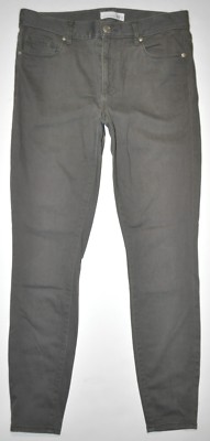 Ann Taylor LOFT Size 28 / 6 X 27.5 Stretch Women's Gray Legging Jeans Pants NICE
