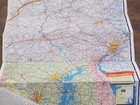 GULF OIL Gas service station Pennsylvania Tourgide road map — photo 9