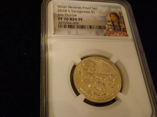 2018-S   $1  Sacagawea  Reverse Proof           NGC PF 70 Ultra Cameo