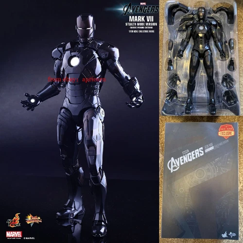 Figura de acción coleccionable de chocolate HotToys 1/6 MMS282 MK7 modelo negra