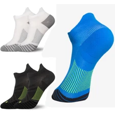 Men Ankle Fast Dry Compression Socks Short Stockings Sports Striped Fashio↔
