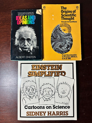 Albert Einstein - Lot of 3 Books - All Vintage - See descriptions