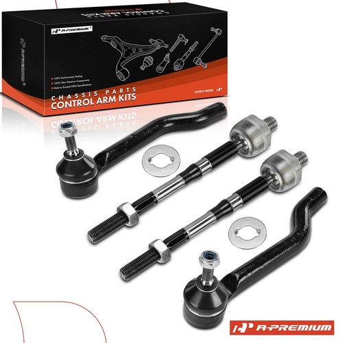4x Front Inner & Outer Steering Tie Rod Ends for Nissan Rogue 2014-2020 Qashqai - 第 1/10 張圖片
