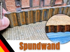 Spundwände für Hafengebiet oder Baustelle  ...