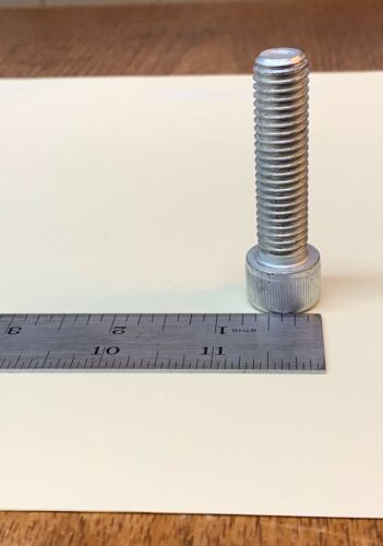 (50) 1/2-13 X 2 Socket Head Cap Screw Alloy Zinc Plated Allen Bolt Grade 8 1/2x2 - Picture 3 of 7