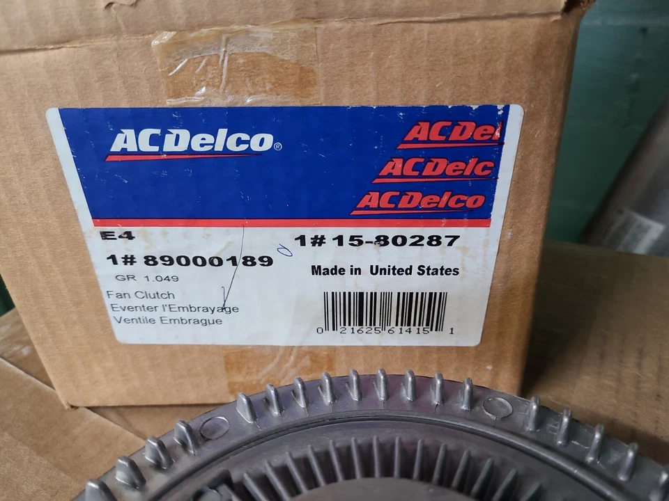 Embrague ventilador refrigeración motor Jeep Wrangler 91-95 CA Delco hecho en EE. UU. Foto 4 de 4
