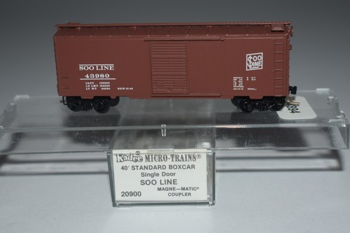 Coche de carga de una sola puerta Kadee 20900 Soo Line 40' escala N 43980 C50698 | Zustand: Used