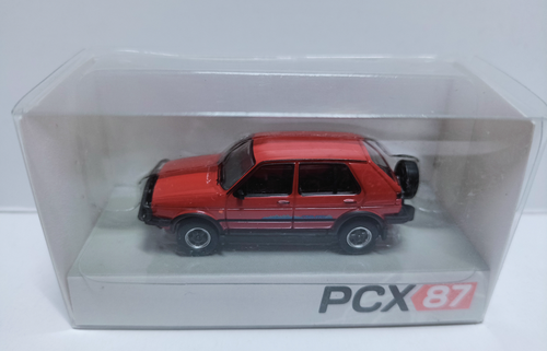 PCX 1/87 Plastic car model VW Golf II Country red - Picture 5 of 5