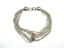 Top GROSSE Designer Armband 925 Sterling Silber 70s Vintage Silver Bracelet