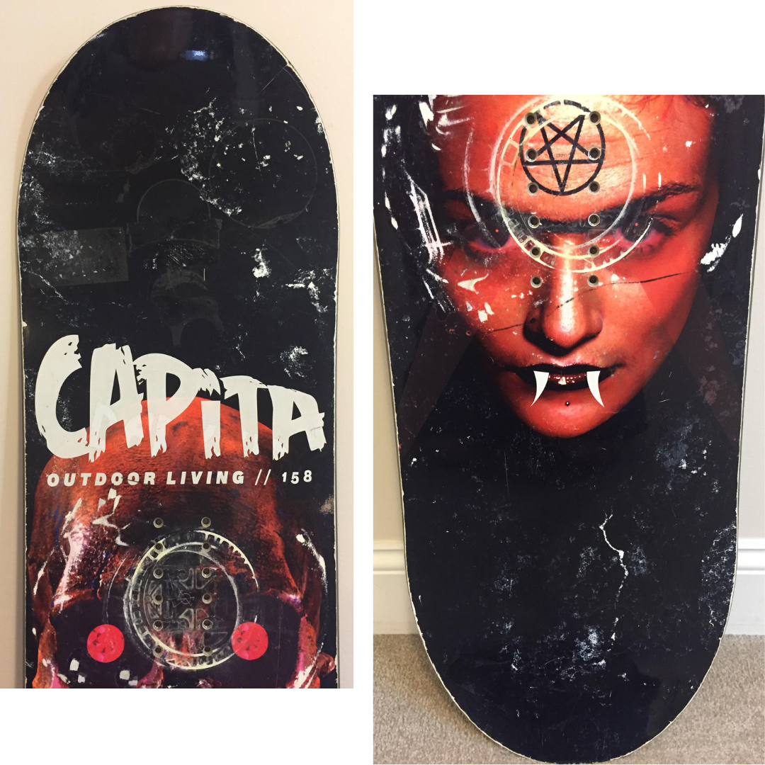CAPiTA Outdoor Living 158cm Snowboard Scary Cool Rare CAPiTA Outdoor Living 158cm Snowboard Scary Cool Rare