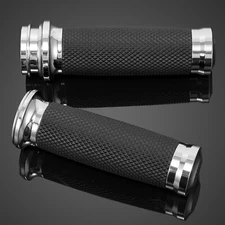 Motorcycle 1" Electronic Throttle Hand Grips Handlebar For Harley Touring Dyna