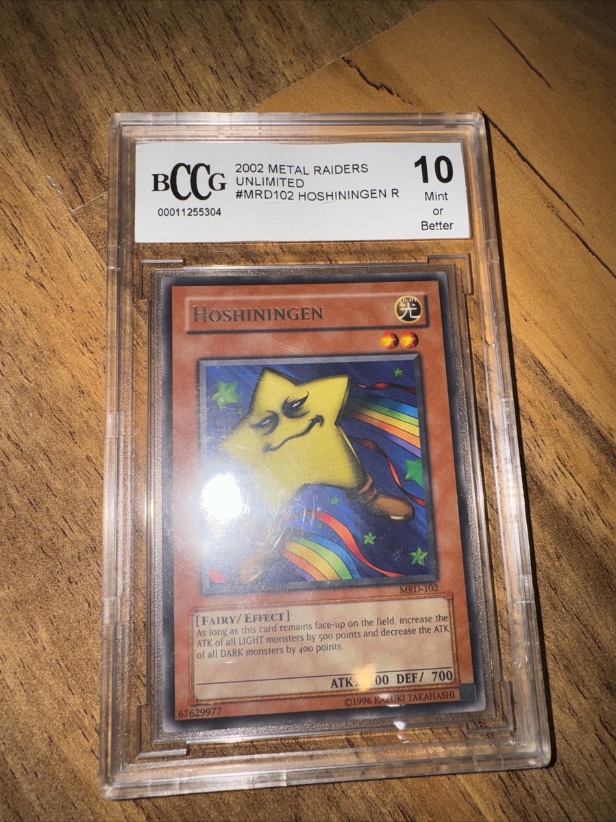 YUGIOH! HOSHININGEN 2002 MRD-102 BCCG GEM MINT GRADED 10 BECKETT