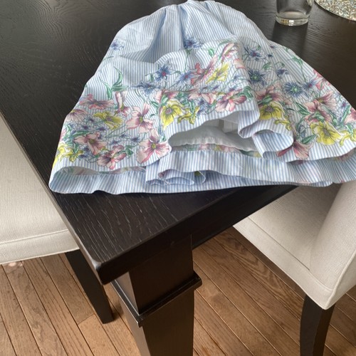Gap Girls Floral Dress Fit & Flare Zip Back Size S Regular (6-7) 100% Cotton EUC - Picture 12 of 16