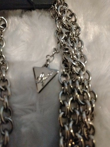 Cadena extensora de joyería Guess 18",22",26",30"" más 2"" tono plateado - Imagen 6 de 8