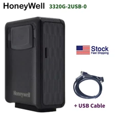 Honeywell 3320G VuQuest Area Imaging1D 2D Barcode Scanner  With USB Cable Black