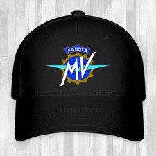 MV Agusta Motorcycle Black Hat Baseball Cap Adjustable