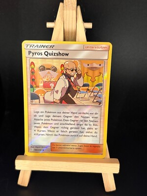 Pyros Quizshow 186/236 Reverse Holo Pokemon Karte TCG aus Bund der Gleichgesinnt