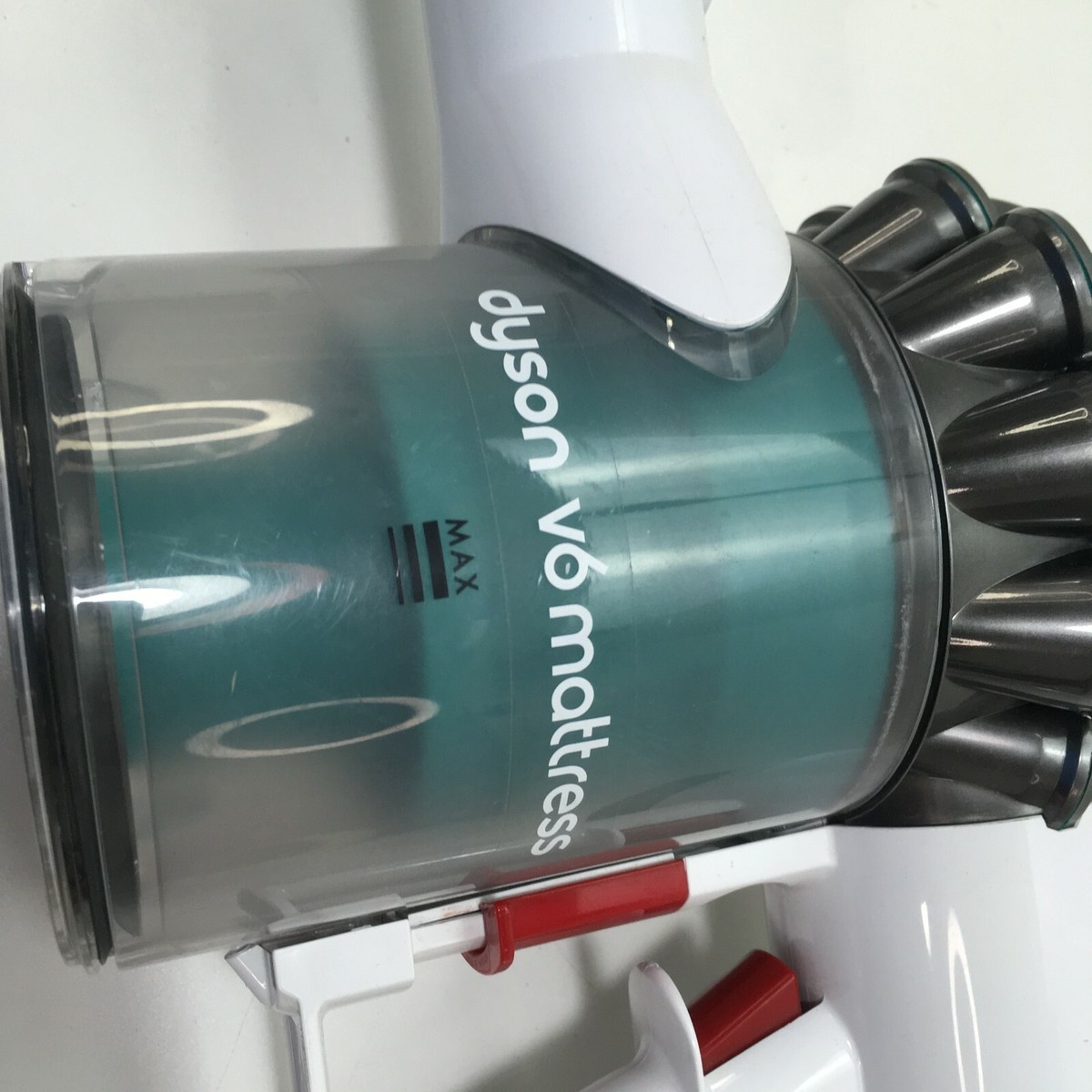 Dyson V6 Mattress Bagless Handheld Vacuum Cleaner White Teal NO