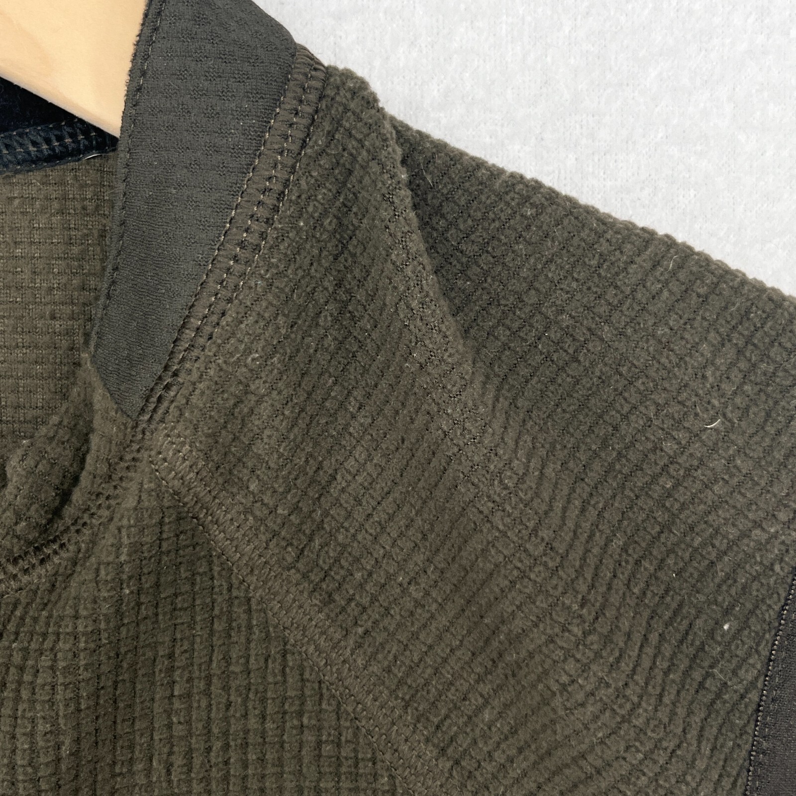 Gilet ARC'TERYX Donna Pile Termico Cerniera Intera Strato Base Senza Maniche Verde