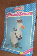 Mrs Dolly Duck Bank Plastic Canvas Kit 75513 Distlefink Designs - NIP
