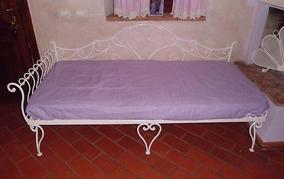 DIVANO LETTO in FERRO BATTUTO Realizzazioni Personalizzate 932