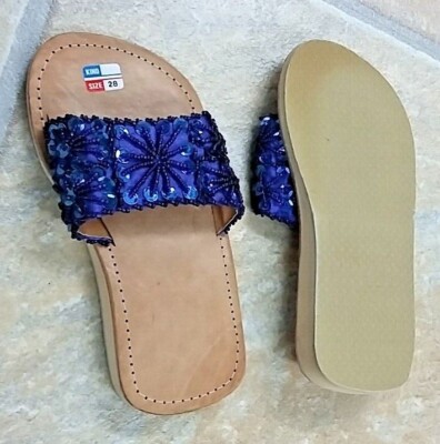 Glitzer Kinder-Sandalen mit Pailletten von Contro-Corrente MOB03