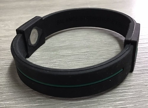 (LOT OF 2) EFX Hologram Sport Balance Wristband Black/Turquoise M- NEW- NO BOX - Picture 4 of 5