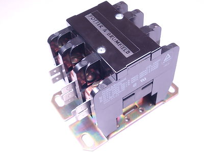P31E42DHO105 Potter & Brumfield Contactor 50A 600VAC 3 Pole 1423449-1 24VDC NOS
