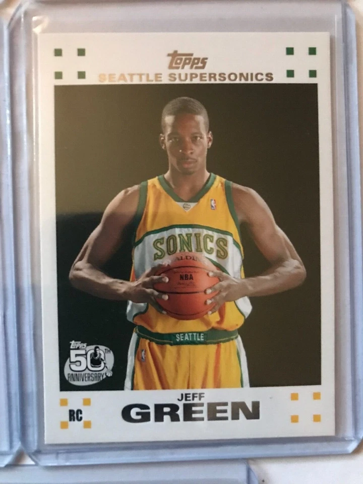 2007-08 TOPPS WHITE VAR ROOKIE CARD SET (14CT) INCL KEVIN DURANT - image 3 of 4