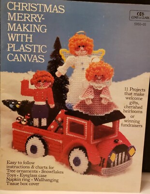 Christmas Merry Making With Plastic Canvas Coats&Clark's 