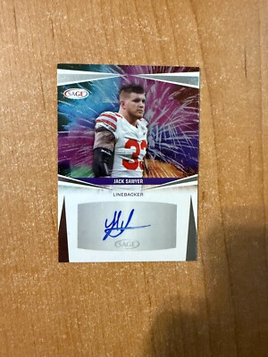 #ad #ad 2025 Sage High Series Football Jack Sawyer #A JS2 Prospect Auto $17.50