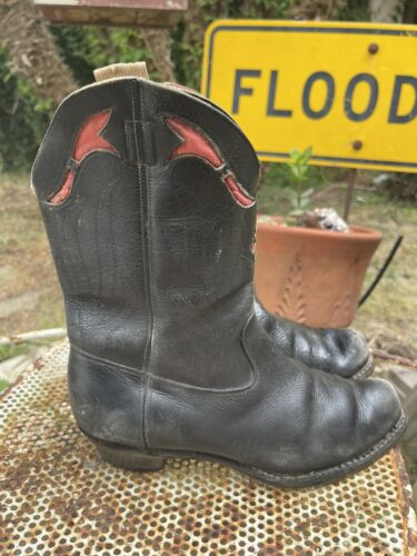 Vintage 1930’s-40’s Children’s Leather Cowboy Boot