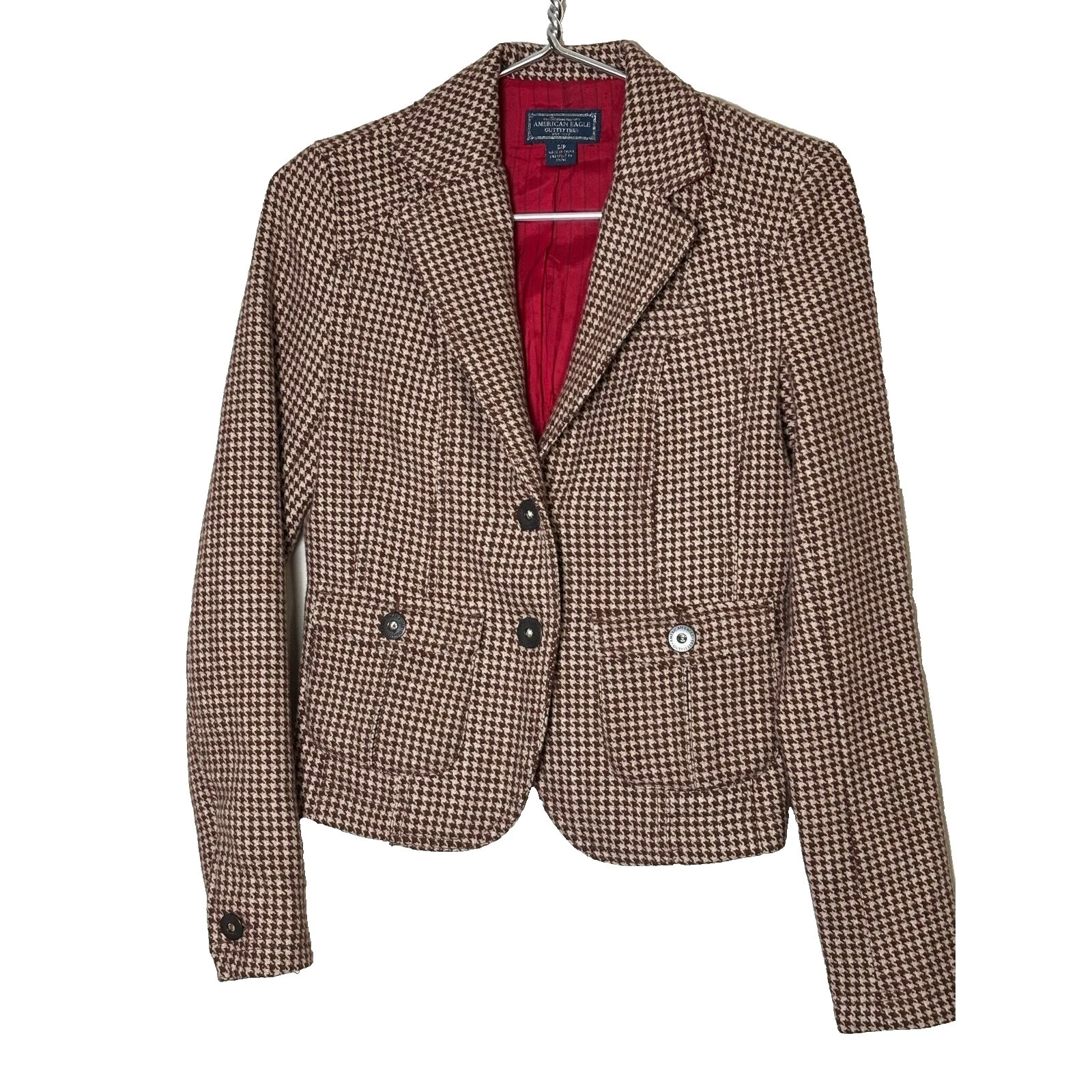 Женские клетчатые блейзеры American Eagle Outfitters