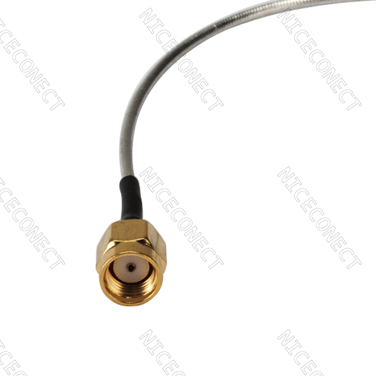 SMA-Stecker Auf RG402 Kabel – Halbstarres Silberk Produktbild-Vorschau 2