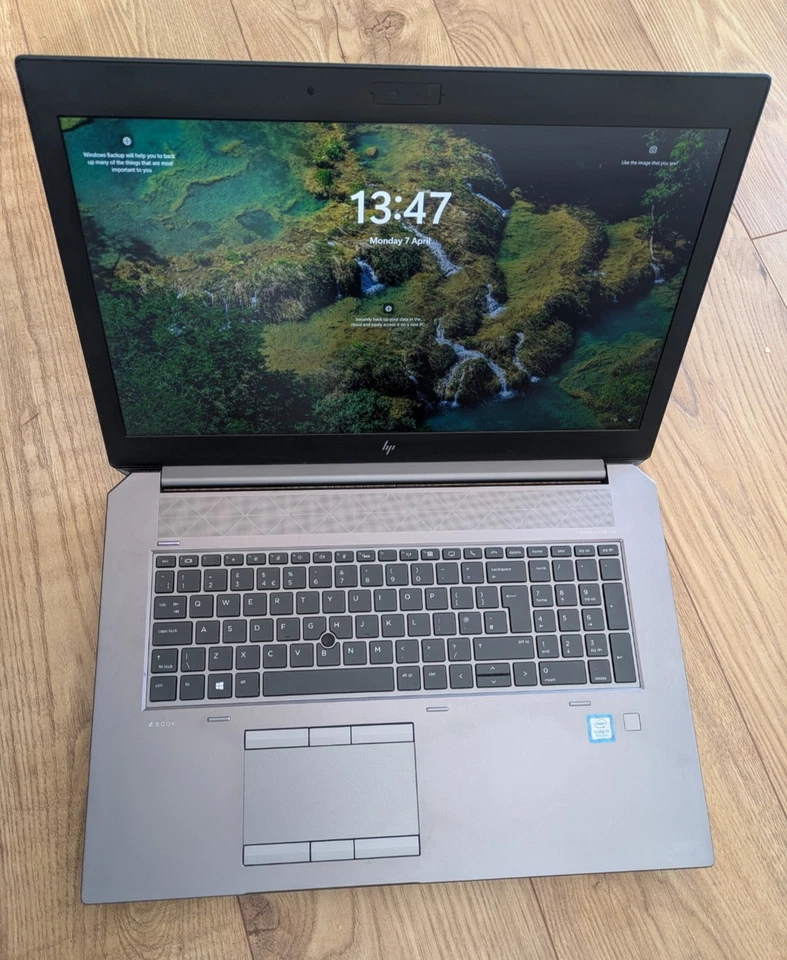 HP ZBook 17 G5 i7 8750H 2.21GHz 16GB RAM 512GB SSD 17.3" Quadro P4200 17" 518 - Image 2 of 4
