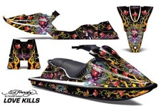 Kit De Graphiques Pour Jet Ski Autocollant Pour Sea-Doo XP 1993-1996 EDHLK NOIR