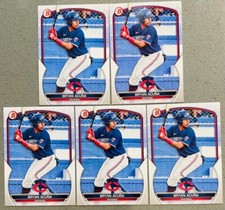 Bryan Acuna 5x Lot 2023 Bowman Paper Prospects Baseball #BP-37 Base Card Twins