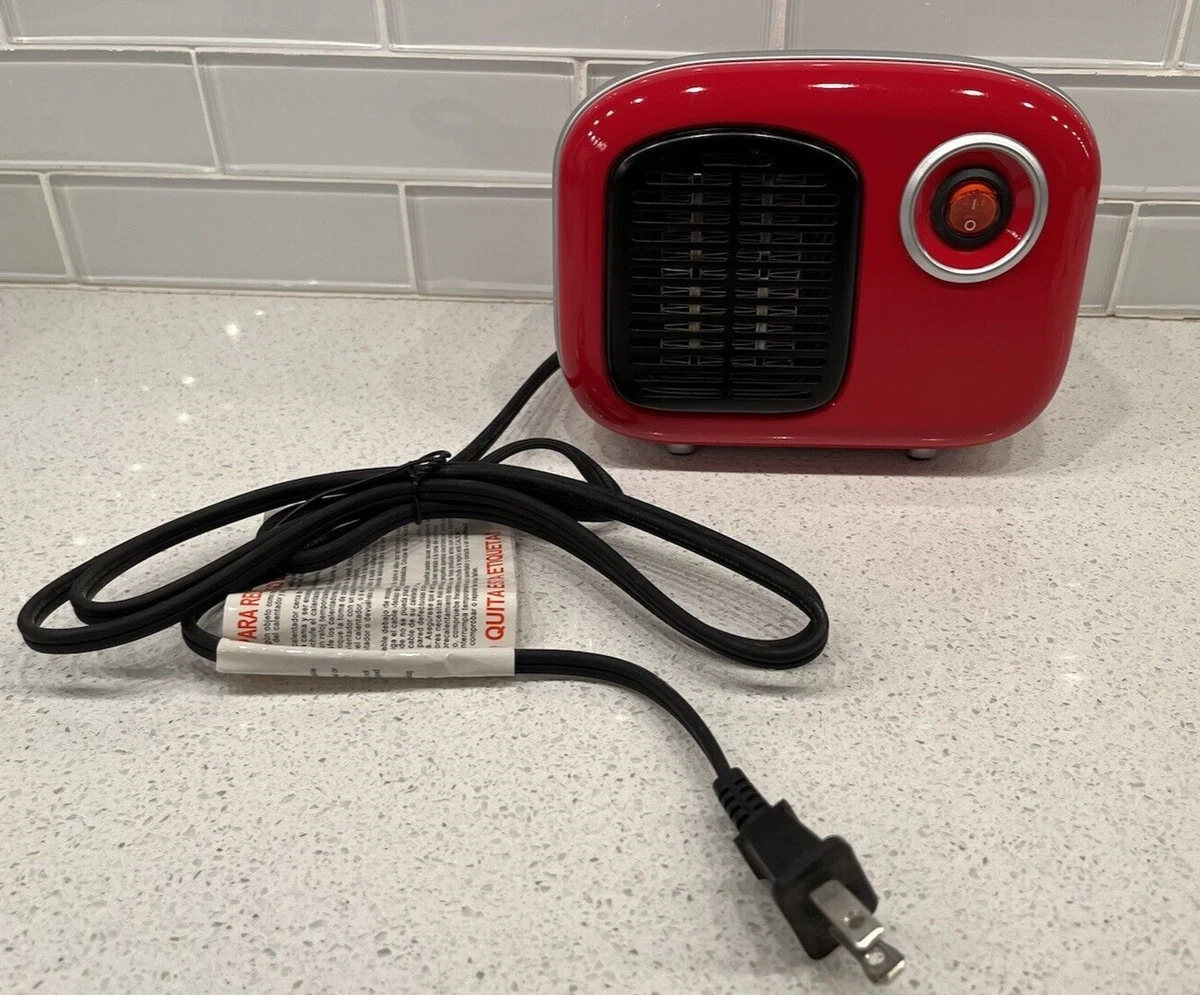 CUTE RED Ceramic heater 250w Soleil Indoor portable electric GREAT FOR  DESK! | eBay