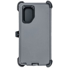 Heavy Duty Shockproof Tough Case Cover w/Clip GRAY/BLACK For Samsung Note 10