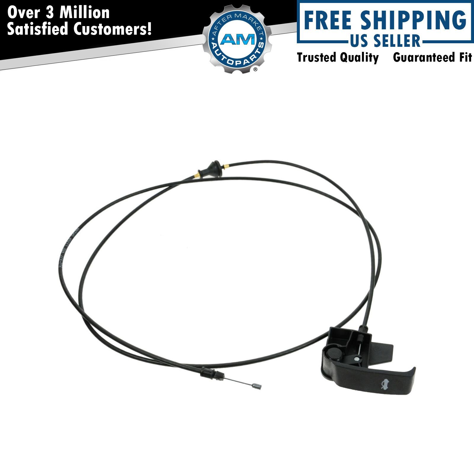 Hood Release Cable Latch Actuator w/ Handle for Trailblazer Ascender 9