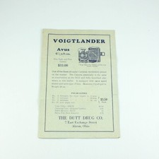 Antique Voigtlander Brochure